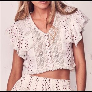 Loveshackfancy Maggie Top size M